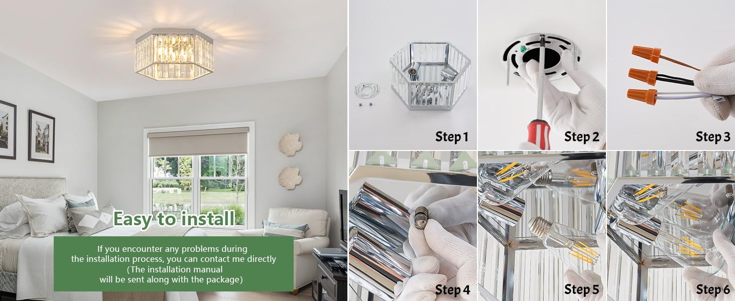 flush mount chandelier