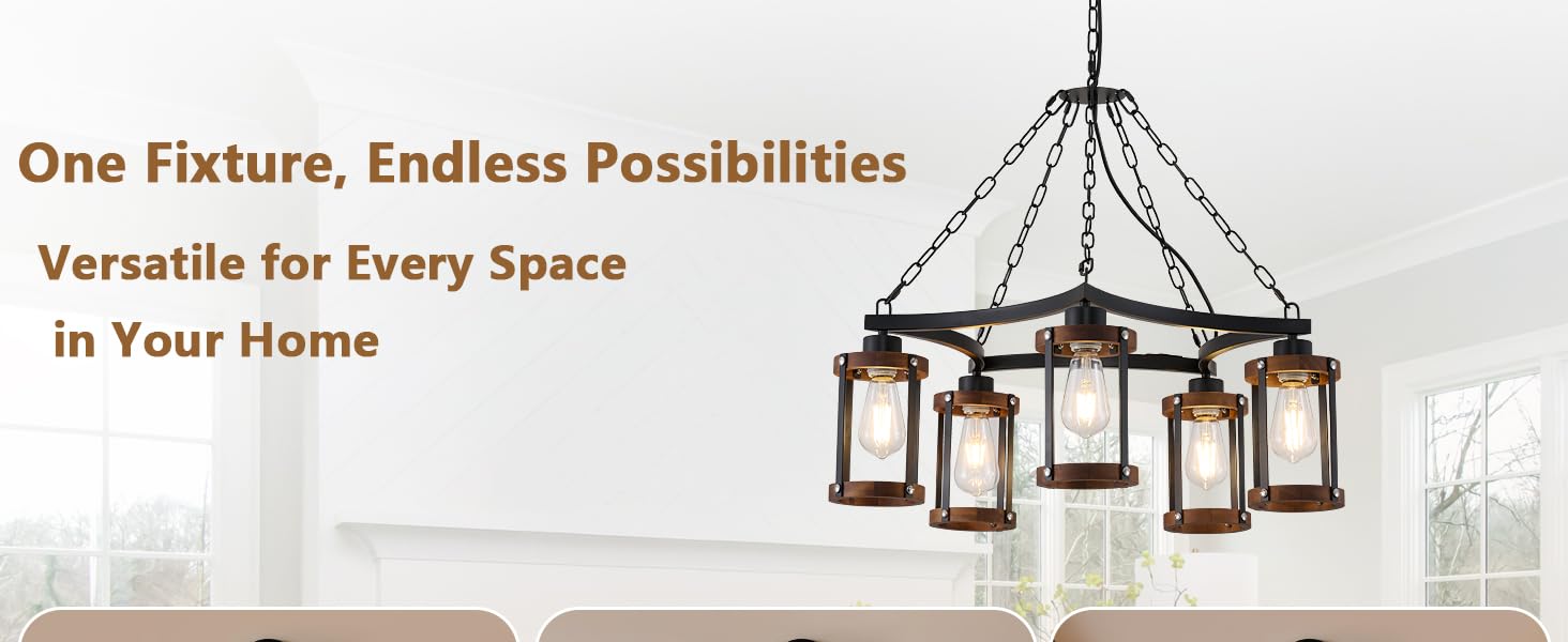 One Fixture, Endless Possibilities in Your Home Versatile for Every Space