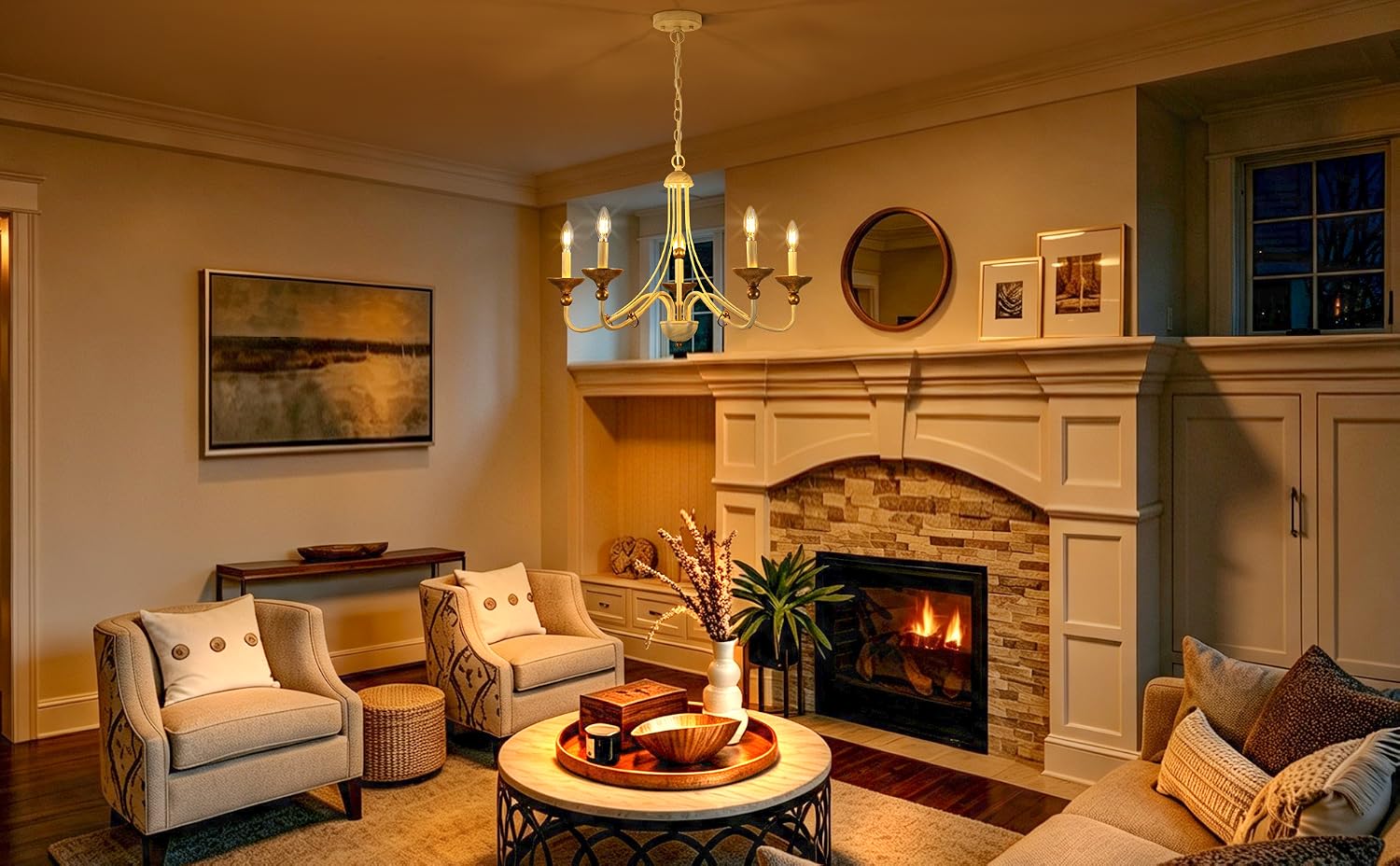 dining room candle chandelier