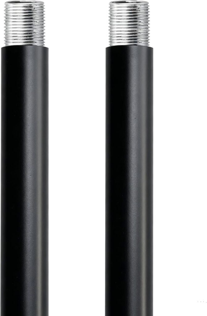 SGLfarmty M10 Extension Poles, 2 Pack 5-Inch Length Adjustable Threaded Rod
